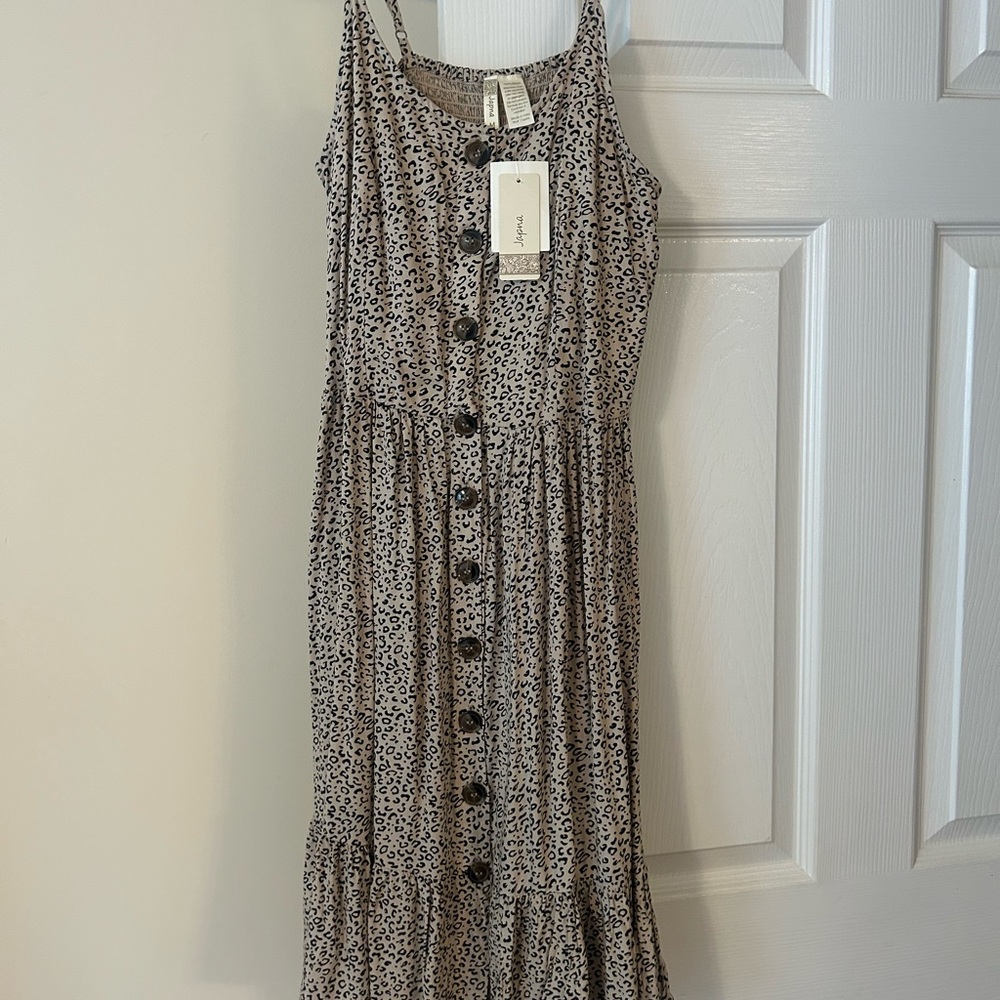 Medium Summer Dress Leopard Print